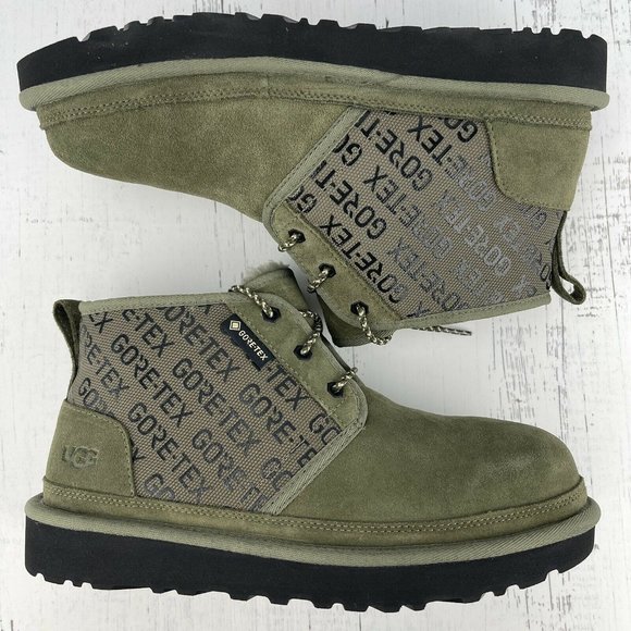 Mens UGG Boots Size 8 Chukka Neumel GTX Gore Tex Waterproof Wool Lining Suede - Picture 5 of 12